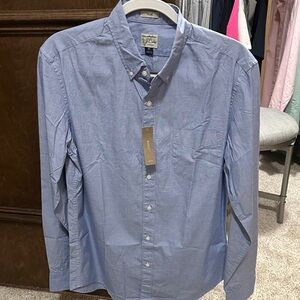 NWT J. Crew Men's Sky Blue Button-Down Shirt - New w/ Tag Men’s Medium Dress New